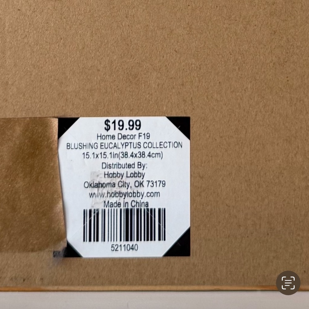 Antlers Home Decor Picture from “Blushing Eucalyptus Collection” Hobby Lobby - Picture 6 of 6